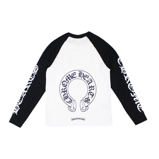 Chrome Hearts Chrome Hearts Horseshoe Baseball Shirt White/Black - view 1