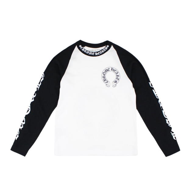 Chrome Hearts Chrome Hearts Horseshoe Baseball Shirt White/Black - view 2