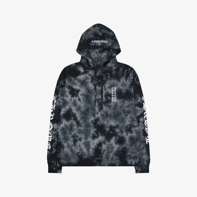 Chrome Hearts Chrome Hearts Horseshoe Tie Dye Hoodie Black - view 1