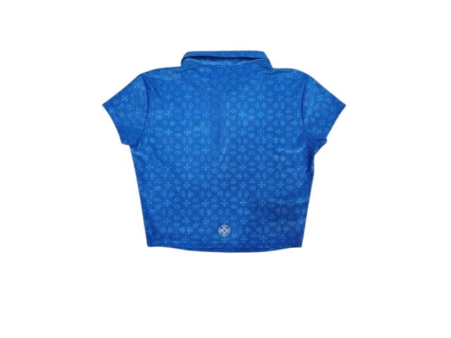 Chrome Hearts Chrome Hearts Jacquard Polo Logo Blue - view 2