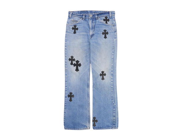 Chrome Hearts Chrome Hearts Levi's 517 Cross Patch Jeans Blue - view 1