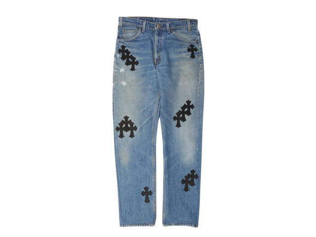 Chrome Hearts Chrome Hearts Levi's Cross Patch Jeans Blue Black - view 1