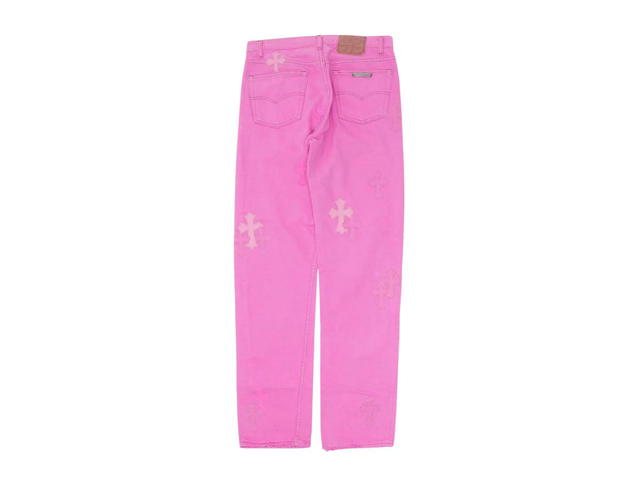 Chrome Hearts Chrome Hearts Levi's Sex Records Cross Patch Jeans Pink - view 2