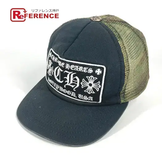 Buy CHROME HEARTS logo camouflage mesh hat cap baseball cap cotton Green/Black at Sasom – Authentic and Ready to Ship