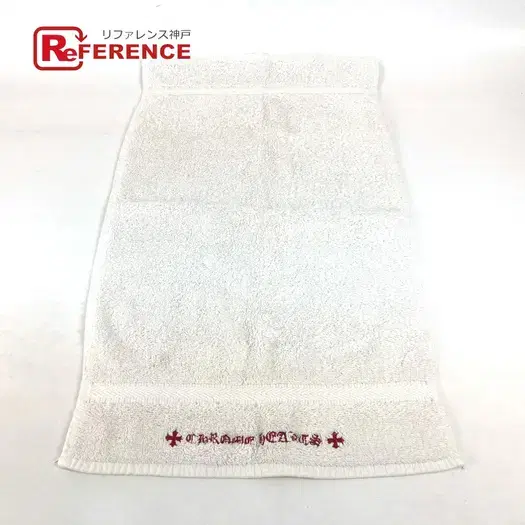 Buy CHROME HEARTS logo Face towel interior towel cotton White/Red at Sasom – Authentic and Ready to Ship