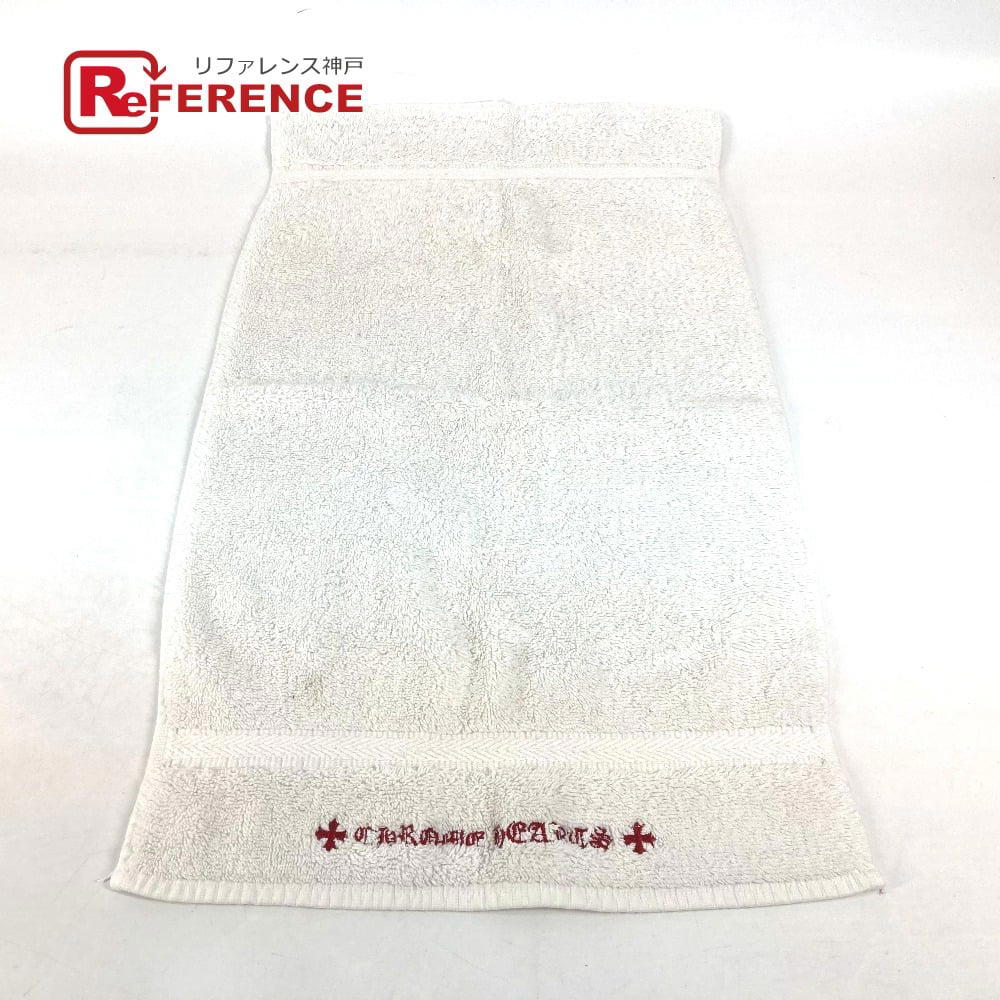 Chrome Hearts CHROME HEARTS logo Face towel interior towel cotton White/Red