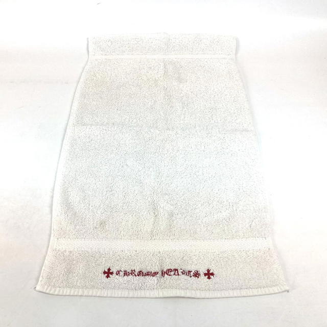 Chrome Hearts CHROME HEARTS logo Face towel interior towel cotton White/Red - view 2