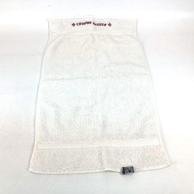 Chrome Hearts CHROME HEARTS logo Face towel interior towel cotton White/Red - view 5