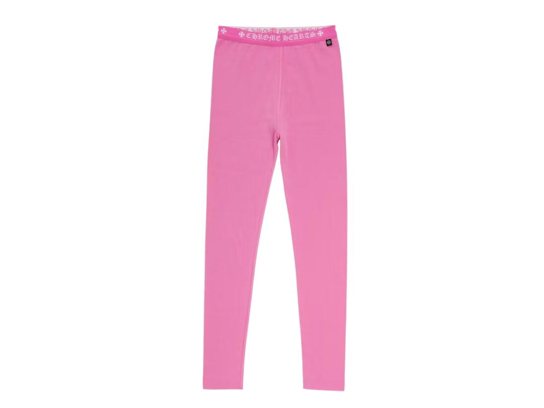 Chrome Hearts Chrome Hearts Logo Leggings Pink