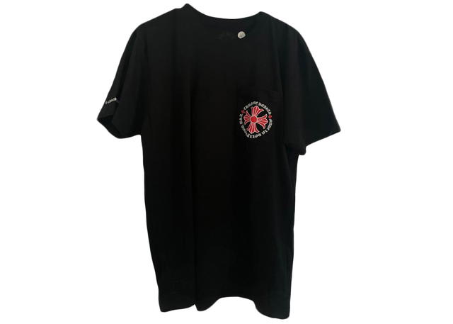 Chrome Hearts Chrome Hearts Made In Hollywood Plus Cross T-shirt Black/Red - view 2