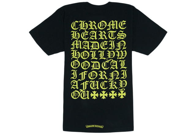 Chrome Hearts Chrome Hearts Made In Hollywood T-Shirt Black - view 1