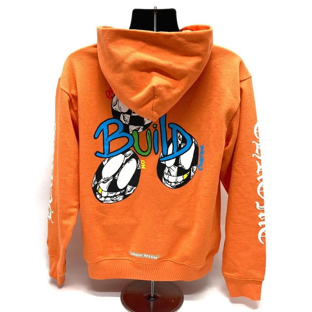 Chrome Hearts Chrome Hearts Mattie Boy 21ss PPO LINK BUILD HD PLVR Hooded Parka cotton Orange - view 2