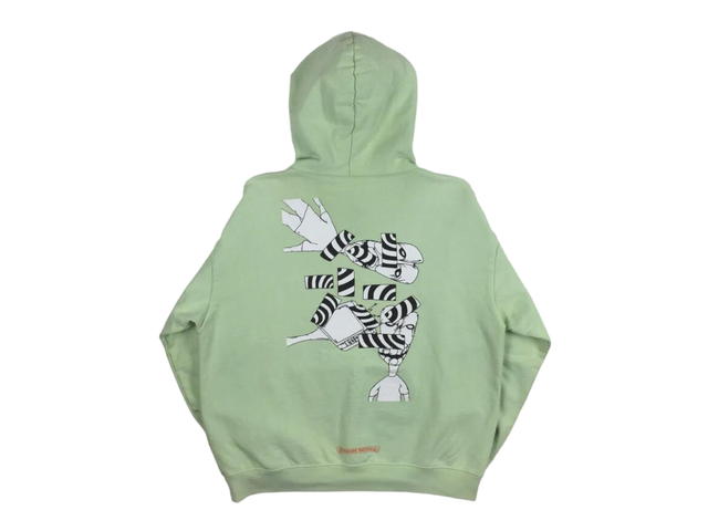 Chrome Hearts Chrome Hearts Matty Boy Lust Hoodie Mint Green - view 2