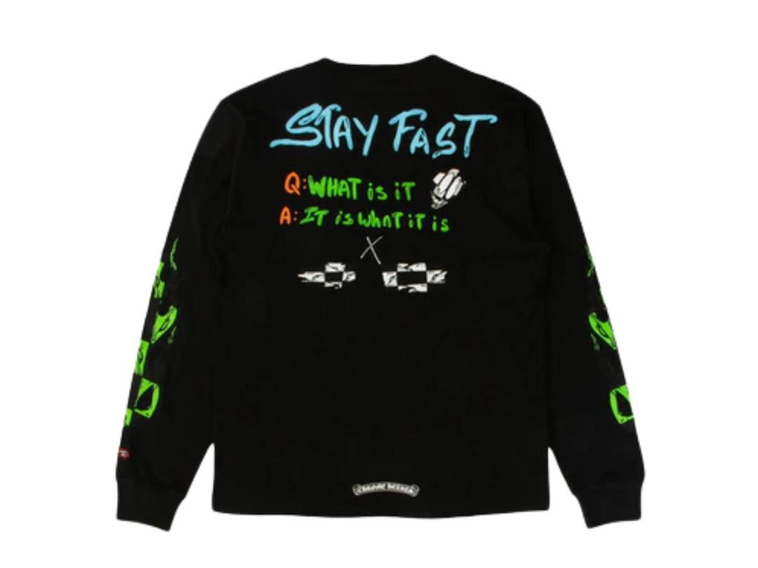 Chrome Hearts Chrome Hearts Matty Boy Sex Records It Is What It Is L/S T-shirt Black