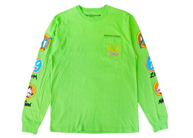 Chrome Hearts Chrome Hearts Matty Boy Sex Records L/S T-shirt Citrus - view 2