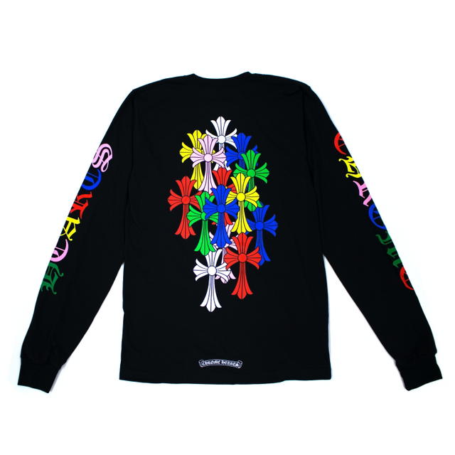 Chrome Hearts Chrome Hearts Multi Color Cross Cemetery L/S T-Shirt Black - view 1