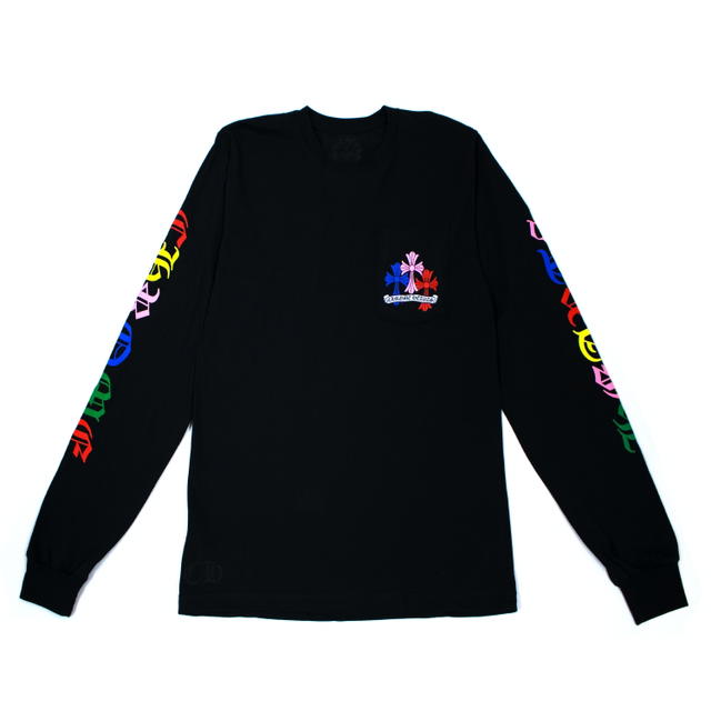 Chrome Hearts Chrome Hearts Multi Color Cross Cemetery L/S T-Shirt Black - view 2