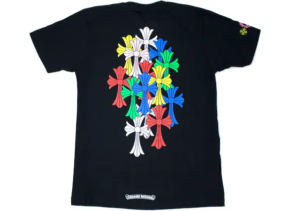 Buy Chrome Hearts Multi Color Cross Cemetery T-shirt Black at Sasom – Authentic and Ready to Ship
