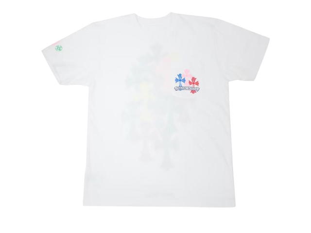 Chrome Hearts Chrome Hearts Multi Color Cross Cemetery T-shirt White - view 1