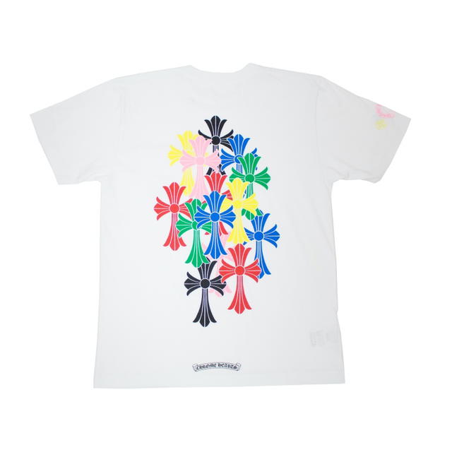 Chrome Hearts Chrome Hearts Multi Color Cross Cemetery T-shirt White - view 1