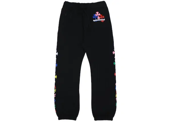Buy Chrome Hearts Multicolor Cross Sweatpants Black at Sasom – Authentic and Ready to Ship
