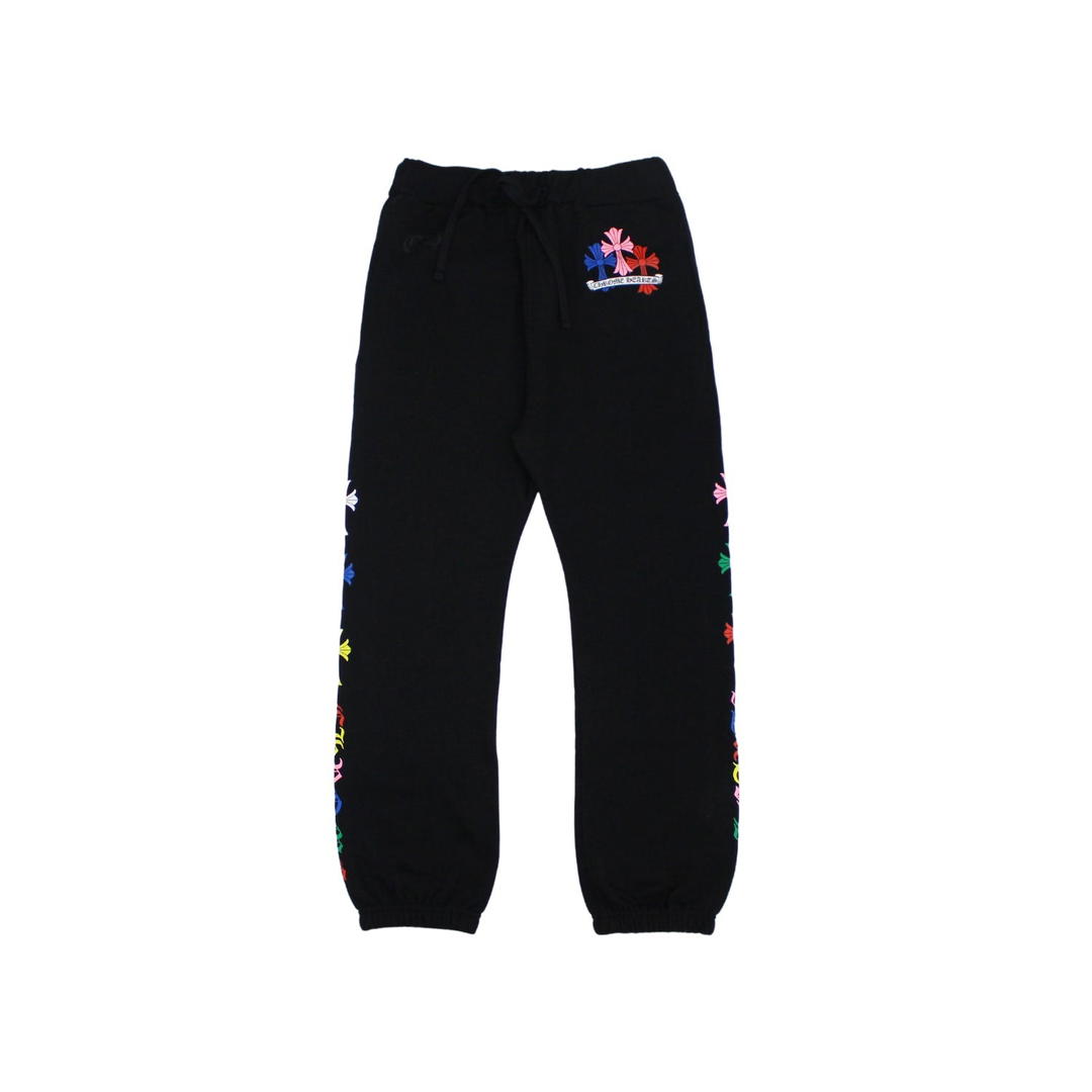 Chrome Hearts Chrome Hearts Multicolor Cross Sweatpants Black