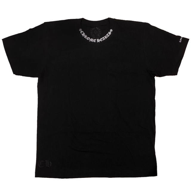 Chrome Hearts Chrome Hearts Neck Logo ("Fuck You" Sleeve) T-Shirt Black - view 1
