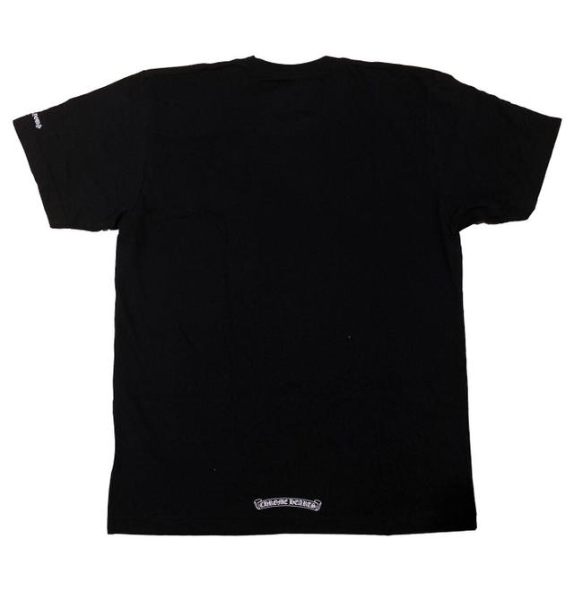 Chrome Hearts Chrome Hearts Neck Logo ("Fuck You" Sleeve) T-Shirt Black - view 2