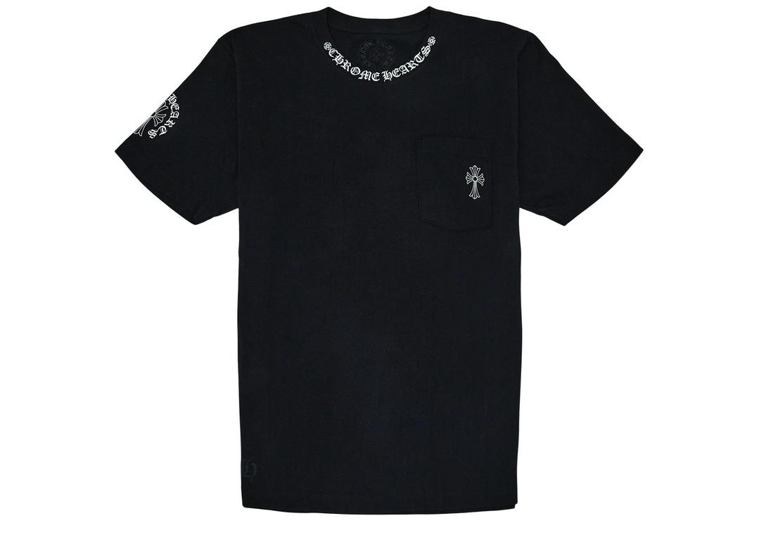 Chrome Hearts Chrome Hearts Neck Logo T-Shirt Black