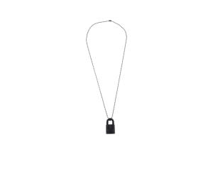 Rubber Padlock Pendant Necklace