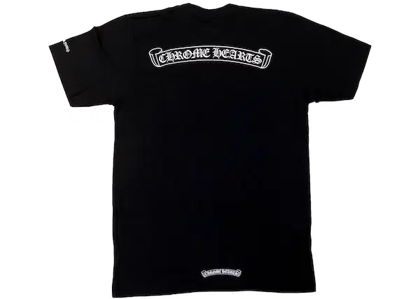 Buy Chrome Hearts Scroll Logo T-Shirt Black at Sasom – Authentic and Ready to Ship