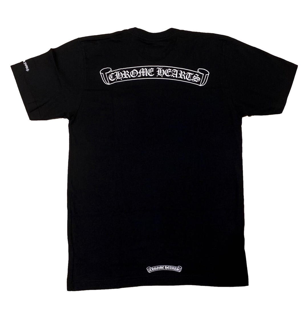 Chrome Hearts Chrome Hearts Scroll Logo T-Shirt Black