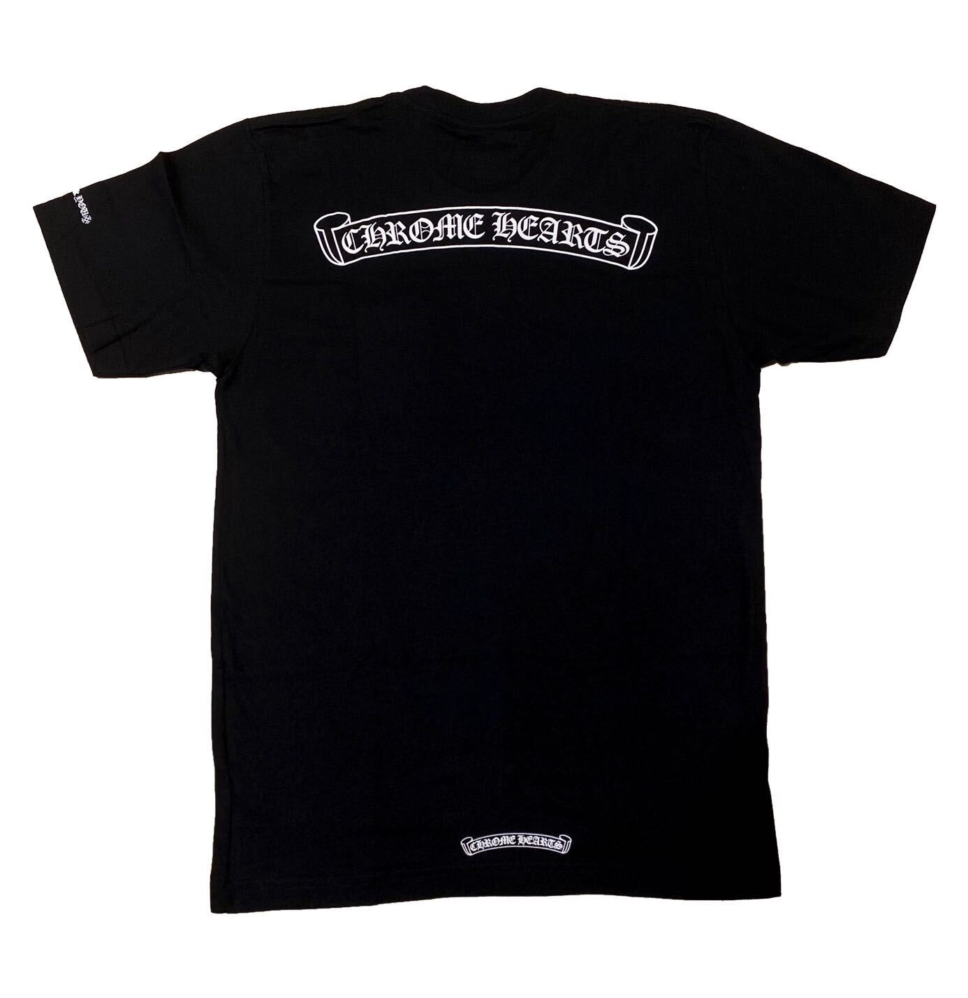 Chrome Hearts Chrome Hearts Scroll Logo T-Shirt Black