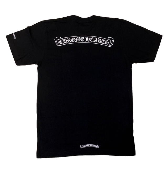 Chrome Hearts Chrome Hearts Scroll Logo T-Shirt Black - view 1