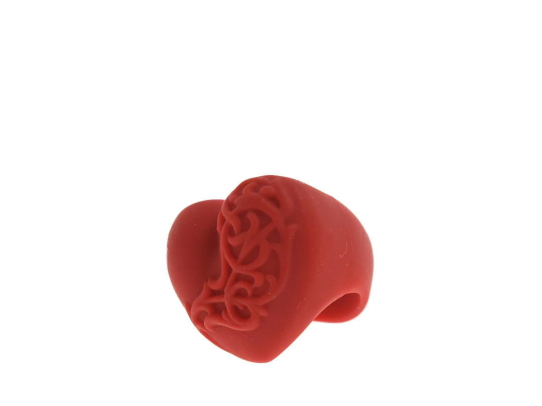 Chrome Hearts Chrome Hearts Silicone Heart Ring