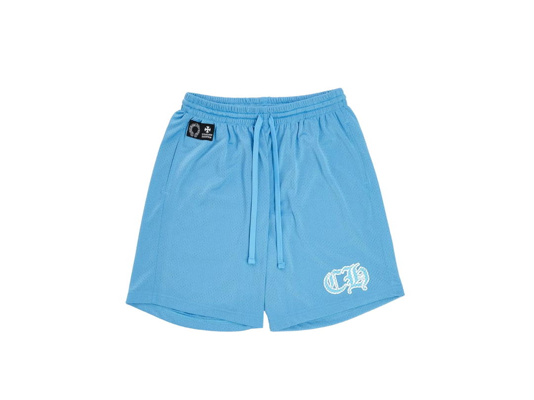 Chrome Hearts Chrome Hearts Sports Mesh Varsity Shorts Blue