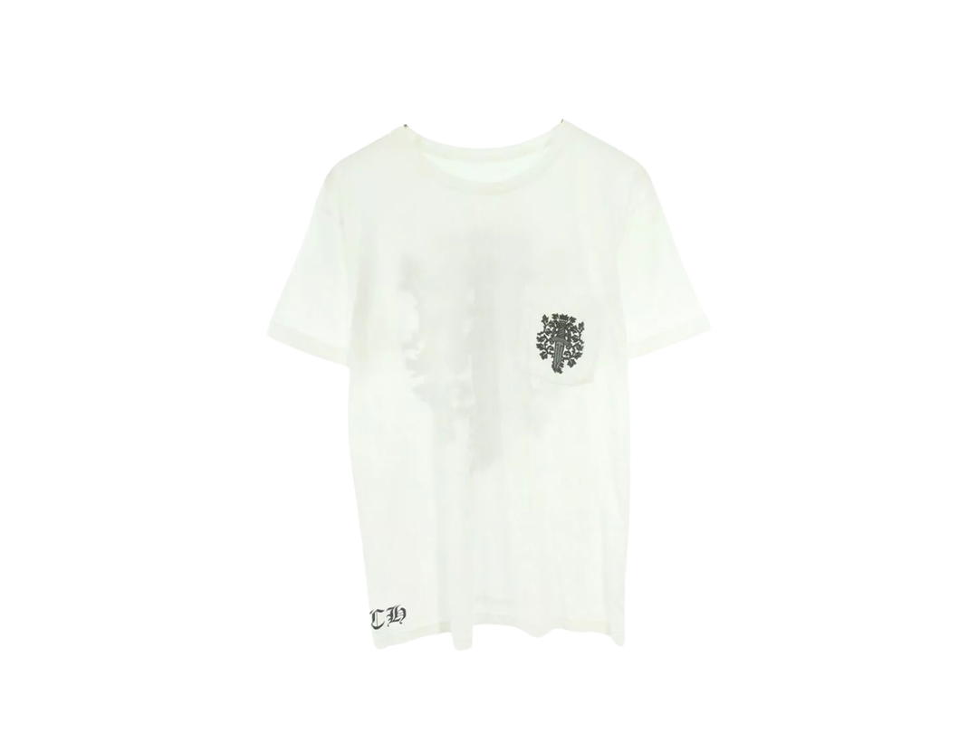 Chrome Hearts Chrome Hearts T-Shirt 1 Back Dagger Print White