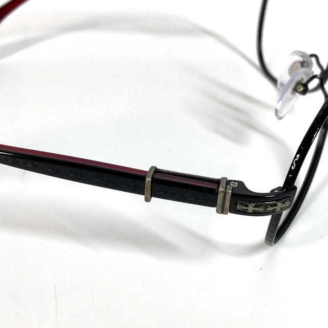 Chrome Hearts CHROME HEARTS THE BEAST1 glasses glasses eyewear glasses Plastic Black/RedBased - view 3