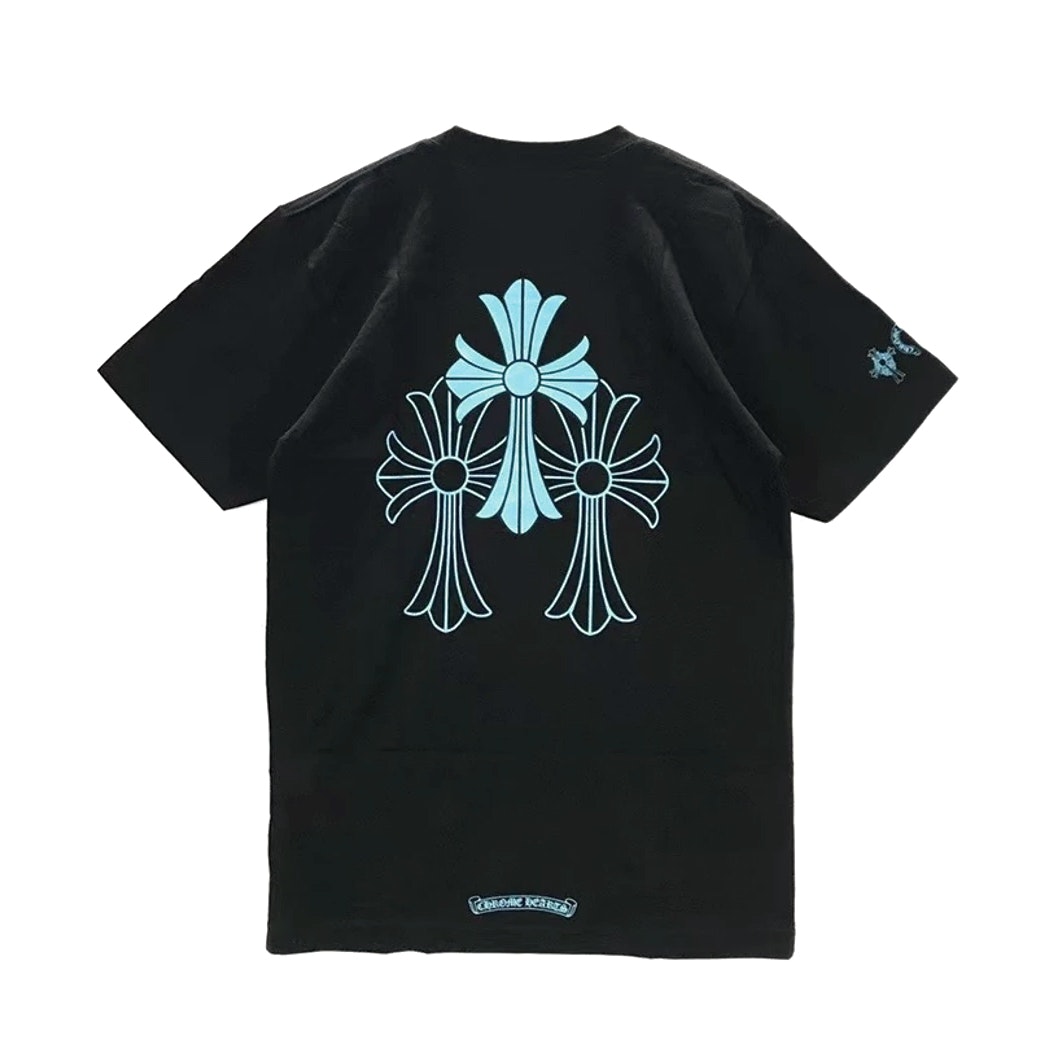 Chrome Hearts Chrome Hearts Triple Cross Logo S/S T-Shirt Black