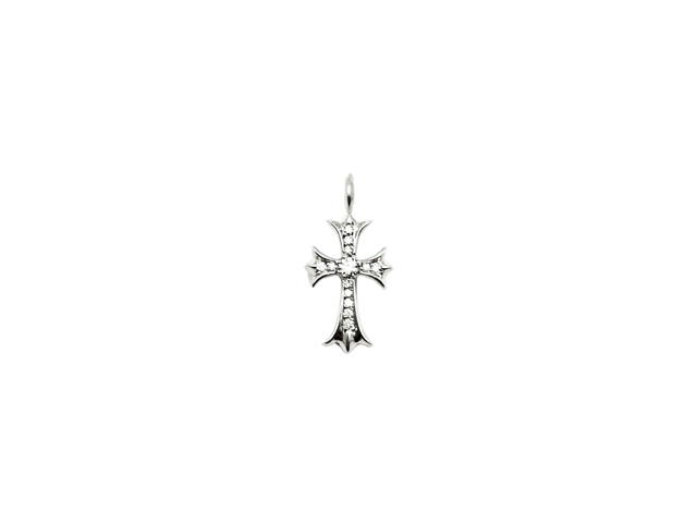 Chrome Hearts Chrome Hearts White Gold Diamonds Charm Necklace - view 1