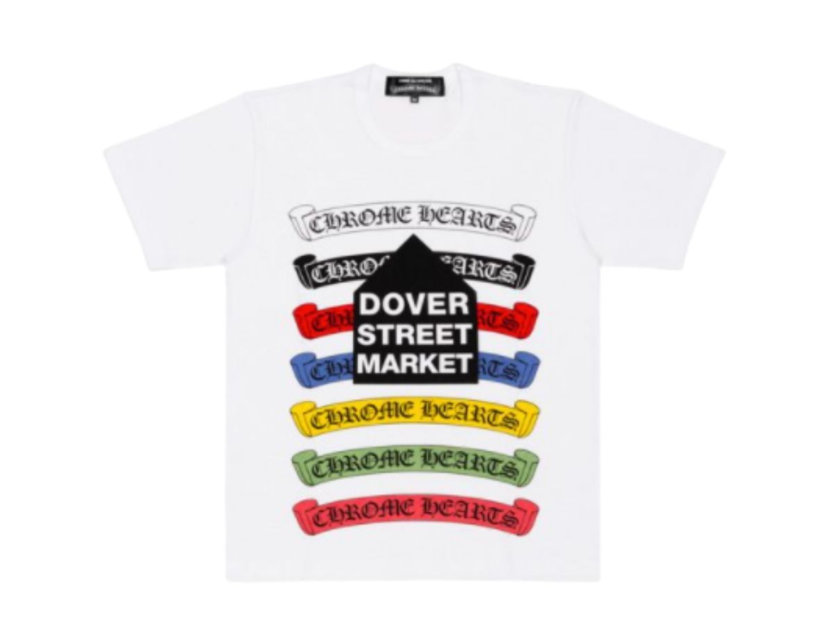 Chrome Hearts x Comme Des Garcons x Dover Street Market Multicolor Tee