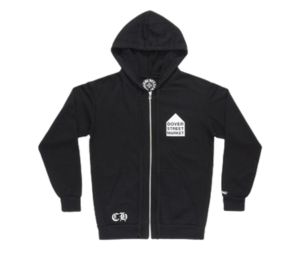 Ginza Horseshoe Zip Up Black