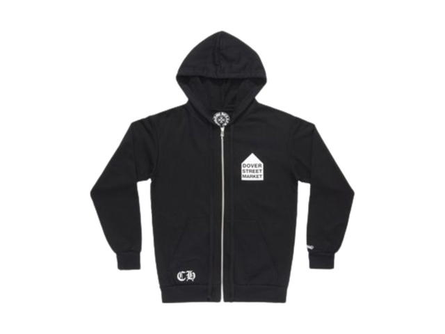 Chrome Hearts Chrome Hearts X DSM Ginza Horseshoe Zip Up Black - view 1