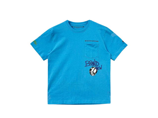 Chrome Hearts Chrome Hearts x Matty Boy 2024 Brain New Tee Blue - view 1