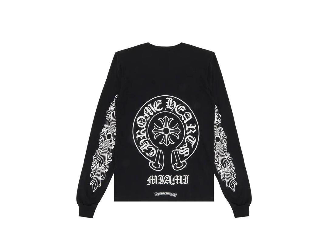 Chrome Hearts Chrome Hearts Miami Exclusive Long-Sleeve T-Shirt Black