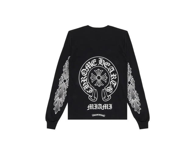 Chrome Hearts Chrome Hearts Miami Exclusive Long-Sleeve T-Shirt Black - view 1