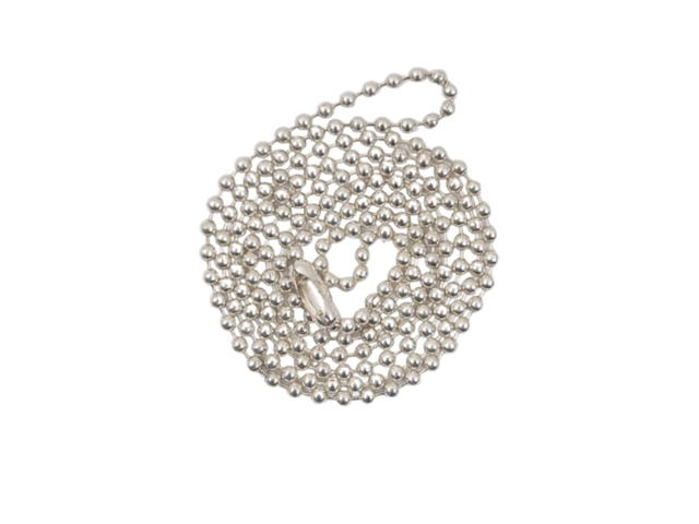 Chrome Hearts Chrome Hearts Ball Chain Necklace Silver - view 2