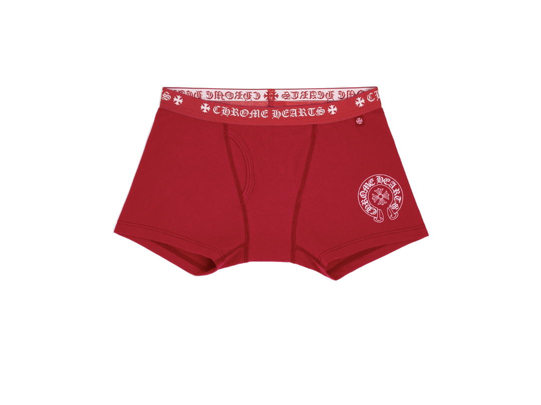 Chrome Hearts Chrome Hearts Boxer Brief Shorts White And Red