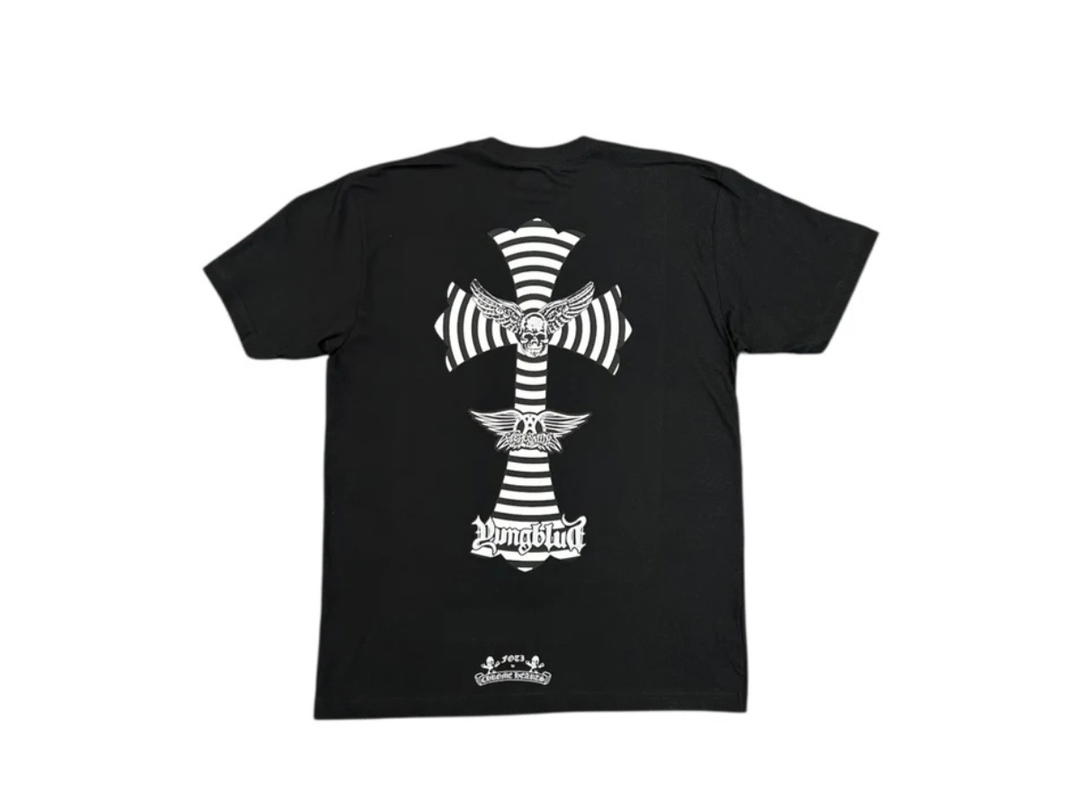 Chrome Hearts Chrome Hearts Foti x Yungblud x Aerosmith cotton T-shirt Black