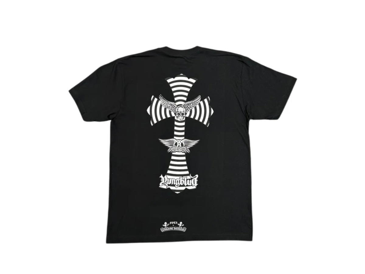 Chrome Hearts Chrome Hearts Foti x Yungblud x Aerosmith cotton T-shirt Black